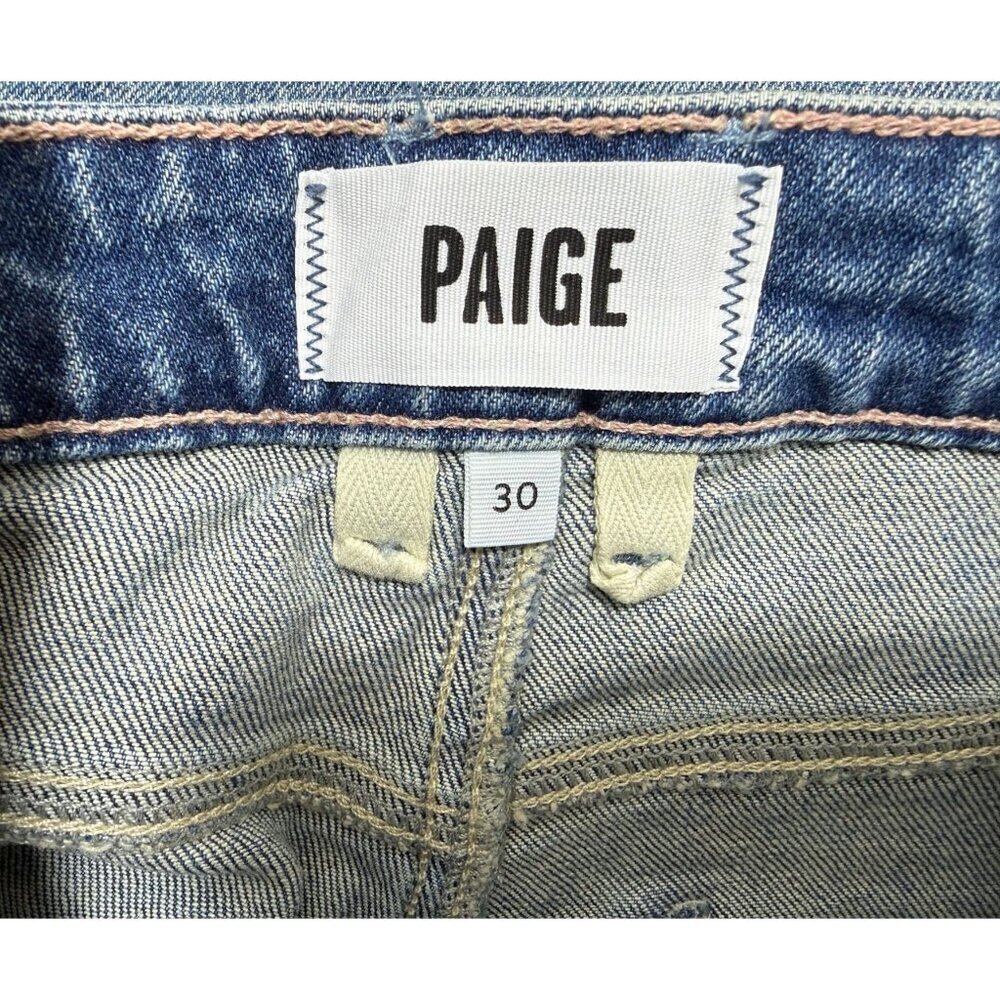 Paige Vintage Womens Alexis High Rise Distressed Ankle Barrel Jeans Sz 30 New - Picture 10 of 14